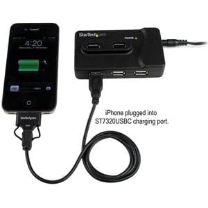 Startech.com Concentrador Hub Usb De 6 Puertos - 2x Usb 3.0 -4x Usb 2.0 - 1x Usb Cargador De 2a - 6 Total Usb Port(s) - 4 Usb 2.0 Port(s) - 2 Usb 3.0 Port(s) - Pc, Mac