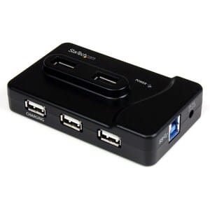 Startech.com Concentrador Hub Usb De 6 Puertos - 2x Usb 3.0 -4x Usb 2.0 - 1x Usb Cargador De 2a - 6 Total Usb Port(s) - 4 Usb 2.0 Port(s) - 2 Usb 3.0 Port(s) - Pc, Mac
