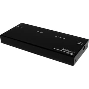 Startech.com Divisor Bifurcador Hdmi De 2 Puertos Con Amplificador - Splitter - 1920x1200 - 1080p - 1920 X 1200 - 15m Distancia Máxima De Funcionamiento - Línea Entrada De Audio - Línea Salida De Audio - 1 X Entrada Hdmi - 2 X Salida Hdmi