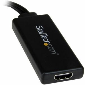 Startech.com Adaptador Vga A Hdmi Con Audio Y Alimentación Usb - Convertidor Vga A Hdmi Portátil - 1080 P - 1 X 15-Pines Hd-15 - Macho - Negro