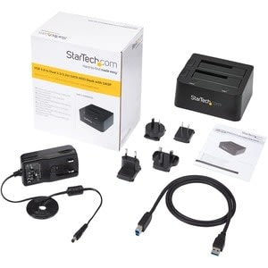 Startech.com Docking Station Usb 3.0 A 2 Bahías Sata - Base De Acoplamiento De Discos Duros Ssd De 2.5/3.5" - Hot Swap - Carga Superior - 2 X Hdd Admitido - 2 X Ssd Admitido - 2 X Bahía Total - 2 X Bahía 2,5"/3,5" - Plástico - Image 5