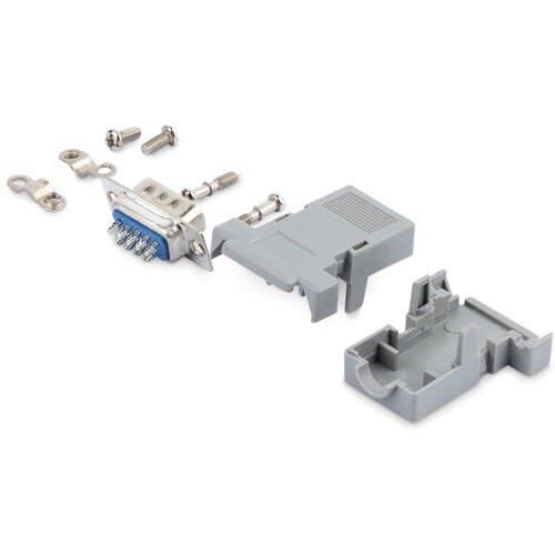 StarTech.com Startech.com Conector D-Sub Db9 Serial Macho Ensamblado Con Carcasa Plástica