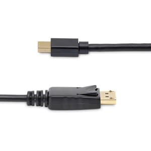 Startech.com Cable Adaptador De 91cm De Monitor Mini Displayport 1.2 Macho A Dp Macho - 4k - Cable For Dispositivo De Audio/Vídeo, Portátil, Monitor, Proyector, Tv, Hdtv - Admite Hasta3840 X 2160 - Apantallado - Níquel Conector Chapado - Cmg - 32 Awg - Negro