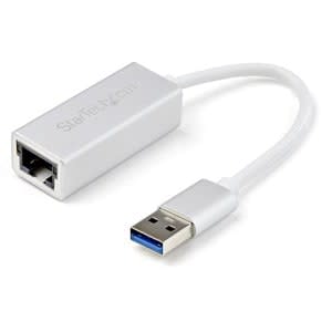 Startech.com Adaptador De Red Ethernet Gigabit Usb 3.0 - Plateado - De Aluminio - Para Macbook, Chromebook Or Tablet - Controlador Nativo - Usb 3.1 - 1 Puerto(s) - 1 - Par Trenzado