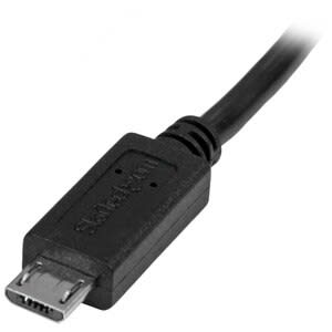 StarTech.com Startech.com Cable De 50cm Micro Usb De Extensión - Macho A Hembra - Cable For Tableta, Teléfono, Teclado/Mouse, Base De Conexión - 480mbit/S - Cable De Extensión - Apantallado - Níquel Conector Chapado - 24/32 Awg - Negro