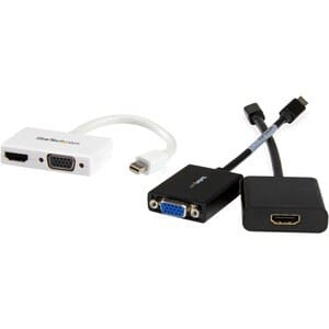 Startech.com Adaptador Mini Dp De Audio/Video Para Viajes - Convertidor Mini Displayport A Hdmi O Vga - 1080p Blanco - Blanco - Image 9
