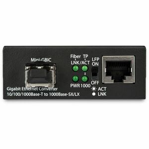 Startech.com Convertidor Compacto De Medios Ethernet Gigabit A Fibra Multimodo Lc - 550m - 2 Puerto(s) - 1 X Red (rj-45) - Duplex Puerto Lc - Par Trenzado, Fibra óptica - Multi-Modo - 850nm Fibra - Gigabit Ethernet - 10/100/1000base-Tx, 1000base-Lx, 1000base-Sx, 1000base-T - 550m - Adaptador Ca - De Escritorio, Montaje En Pared