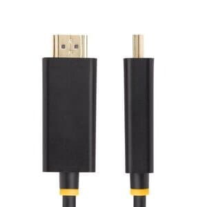 Cable Adaptador Displayport A Hdmi De 4m Con Conectores De Agarre - 4k 60hz Con Hdr - Convertidor De Video Activo Dp A Hdmi 2.0b - Adaptador Activo De Video Displayport A Hdmi