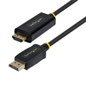 Cable Adaptador Displayport A Hdmi De 2m Con Conectores De Agarre - 4k 60hz Con Hdr - Convertidor De Video Unidireccional Dp A Hdmi - Adaptador De Video Displayport A Hdmi