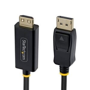 Cable Adaptador Displayport A Hdmi De 2m Con Conectores De Agarre - 4k 60hz Con Hdr - Convertidor De Video Unidireccional Dp A Hdmi - Adaptador De Video Displayport A Hdmi