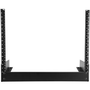 Startech.com Rack De Escritorio De 8u De 2 Columnas - Gabinete Rack De Servidores Con Marco Abierto - Acero - 50.12kg Capacidad Máxima De Peso