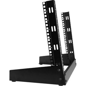 Startech.com Rack De Escritorio De 8u De 2 Columnas - Gabinete Rack De Servidores Con Marco Abierto - Acero - 50.12kg Capacidad Máxima De Peso