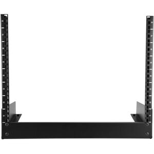 Startech.com Rack De Escritorio De 8u De 2 Columnas - Gabinete Rack De Servidores Con Marco Abierto - Acero - 50.12kg Capacidad Máxima De Peso