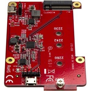 Startech.com Conversor Adaptador Usb A M.2 Ngff Sata Ssd Para Placas De Desarrollo Y Raspberry Pi - Con Accesorios