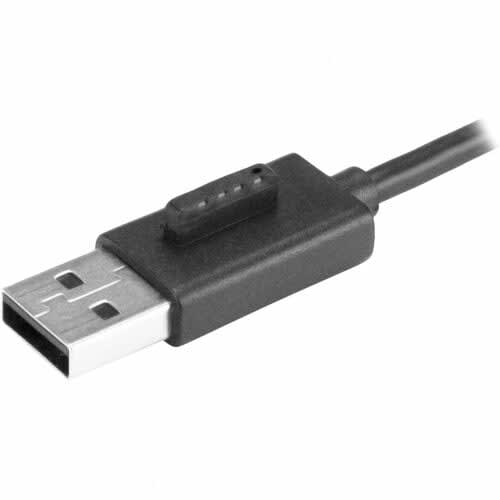 Startech.com Concentrador Usb 2.0 De 4 Puertos Con Cable Integrado - Hub Portátil Usb 2.0 - 4 Total Usb Port(s) - 4 Usb 2.0 Port(s) - Pc, Mac, Linux