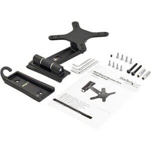 Startech.com Soporte De Pared De Un Solo Giro Para Monitor - Montura Vesa Para Pantallas De Hasta 27 Pulgadas - 1 Pantalla(s) Admitidas - 33cm A 68.6cm (27") Para Pantalla Plana - 15.06kg Capacidad De Carga - 75 X 75, 100 X 100 - Aluminio - 1 Solamente - Image 2