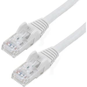 Startech.com Cable De Red De 1.8m Blanco Cat6 Utp Ethernet Gigabit Rj45 Sin Enganches - Cable For Dispositivo De Red, Workstation, Base De Conexión, Computadora De Escritorio - 10gbit/S - Cable De Conexión - Oro Conector Chapado - Cmg - 24 Awg - Blanco - Image 2