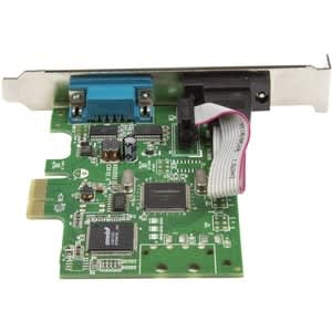 Startech.com Tarjeta Serial Pci Express De 2 Puertos Db9 Rs232 Con Uart 16c1050 - Adaptador Interno Serial Pci-E - Pci Express X1 - Pc, Linux - 2 X Número De Puertos Serie Externos