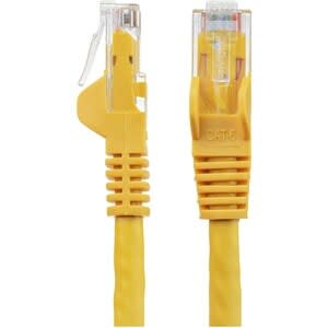 Startech.com Cable De Red De 30cm Amarillo Cat6 Utp Ethernet Gigabit Rj45 Sin Enganches - Cable For Dispositivo De Red, Workstation, Hub - 10gbit/S - Cable De Conexión - Oro Conector Chapado - Cmg - 24 Awg - Amarillo - Image 3