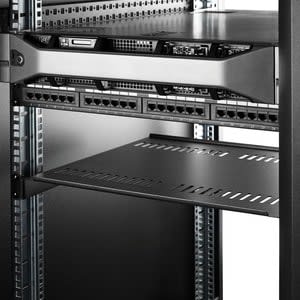 Startech.com Charola Estante Ventilado 1u Para Gabinete Rack De 19 Pulgadas - 16" De Profundidad - De Acero - 20kg De Capacidad - Negro - Acero - 20.05kg Capacidad Máxima De Peso - Image 7