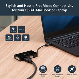 Startech.com Adaptador Usb-C Multipuertos De Video - 4k 30 Hz - Usb Tipo C A Hdmi/Dvi / Hdmi - Hub Usbc - Cdpvgdvhdbp - Usb Tipo-C - Hdmi - Dvi - Vga - Cableado - Image 12