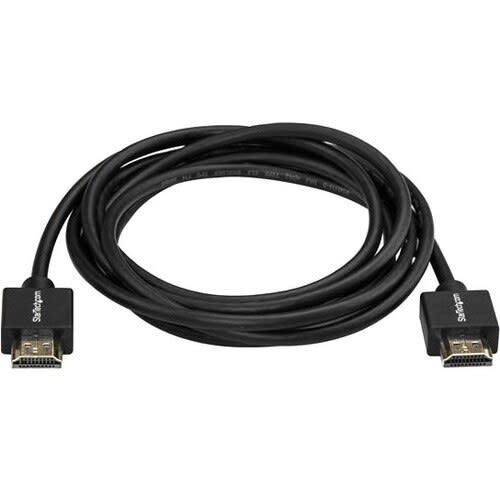 StarTech.com Startech.com Cable De 2m Hdmi 2.0, Cable Hdmi Premium 4k 60hz De Alta Velocidad Con Ethernet, Cable Hdmi Ultra Hdmi, Cable De Video - Cable For Dispositivo De Audio/Vídeo, Pantalla Digital Signage, Sistema De Teatro En Casa, Monitor, Tv, Portátil, Proyector, Computador - 18gbit/S - Admite Hasta3840 X 2160 - Apantallado - Oro Conector Chapado - 34 Awg - Negro