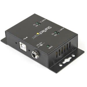 Startech.com Adaptador Usb A Serial Db9 De 2 Puertos Con Clips De Instalación Din Y Montaje En Pared - Hub Serial Ftdi De 2 Puertos - Usb - Pc, Mac - 2 X Número De Puertos Serie Externos - 1 X Número De Puertos Usb - Image 4