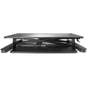 Startech.com Estación De Trabajo De Pie Y Sentado Para 2 Monitores De Hasta 24" O 1 Monitor De 30" - Escritorio Ergonómico Ajustable - Hasta 76.2cm (30") Para Pantalla Plana - 15.06kg Capacidad De Carga - 16cm Altura X 89.9cm Ancho - De Escritorio, Sobremesa - Negro - Flexible - Image 9