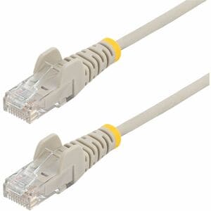 Startech.com Cable De 30cm De Red Ethernet Cat6 Delgado Sin Enganches - Cable De Red Snagless - Gris - Cable For Dispositivo De Red - Cable De Conexión - Oro Conector Chapado - Lszh - 28 Awg - Gris - Image 10