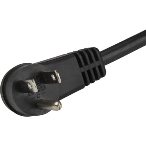 StarTech.com Startech.com Cable De 3m De Alimentación Para Computadora, En ángulo Recto Nema 5-15p A C13, 10a 125v, 18awg, Cable De Impresora - Para Computadora De Escritorio, Monitor, Impresora, Escáner - Nema 5-15p / Iec 60320 C13 - 125 V Ac / 10a - Negro - 1 Solamente