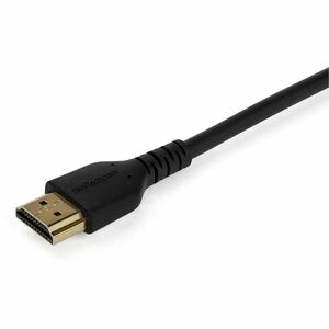 Startech.com Cable Hdmi Con Ethernet De Alta Velocidad De 2m - 4k 60hz - Cable Hdmi 2.0 Premium - Para Uso En Pantallas O Tvs (rhdmm1mp) - Cable For Dispositivo De Audio/Vídeo, Tv, Monitor - 18gbit/S - Admite Hasta3840 X 2160 - Apantallado - Oro Conector Chapado - 30 Awg - Negro - Image 2