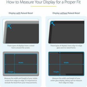 Startech.com Privscnmon24 Filtro De Privacidad Para Monitor De 24" - Opaco/Con Brillo - Anti-Luz Azul - Para 61cm (24") Pantalla Panorámica Lcd Monitor - 16:9 - Reducción E Luz Azul - Resistente A Las Huellas De Dedos, Resistente Al Polvo, Resistencia A Arañazos, Anti-Partículas - Image 7