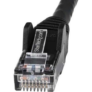 Startech.com Cable Ethernet Cat 6 De 5 Metros - Lszh - Cable De Red Patch Cat6 Utp Rj45 Poe De 100w 10 Gbe Sin Enganches Negro, Etl - Cable For Dispositivo De Red, Servidor, Router, Dispositivo De Almacenamiento Nas, Dispositivo Voip, Dispositivo Compatible Con Poe, Portátil, Cámara De Seguridad - 10gbit/S - Cable De Conexión - Oro Contacto Chapado - Lszh - 24 Awg - Negro