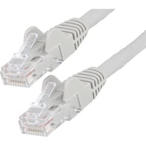 StarTech.com Startech.com Cable Ethernet Cat 6 De 5 Metros - Lszh - Cable De Red Patch Cat6 Utp Rj45 Poe De 100w 10 Gbe Sin Enganches Gris, Etl - Cable For Dispositivo De Red, Servidor, Router, Dispositivo De Almacenamiento Nas, Dispositivo Voip, Dispositivo Compatible Con Poe, Portátil, Cámara De Seguridad - 10gbit/S - Cable De Conexión - Oro Contacto Chapado - Lszh - 24 Awg - Gris