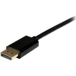 Startech.com Cable Adaptador De 1m De Monitor Mini Displayport 1.2 Macho A Dp Macho - 4k Con Soporte Hbr - Cable For Tv, Monitor, Dispositivo De Audio/Vídeo, Proyector, Portátil - 21.6gbit/S - Admite Hasta3840 X 2400 - Apantallado - Níquel, Oro Conector Chapado - Cmg - 32 Awg - Negro - Image 3