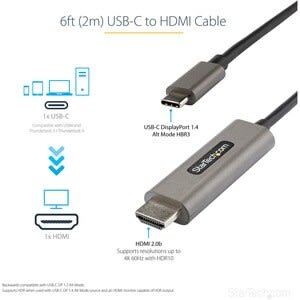 Cable Usb-C A Hdmi De 2m 4k 60 - Image 4