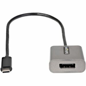 Startech.com Adaptador Usb C A Displayport - Conversor Usb Tipo C A Displayport 1.4 De 8k/4k 60hz - Convertidor De Video Usbc A Dp Dongle - 7680 X 4320 Supported - Gris - Image 5