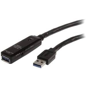 Startech.com Cable Extensor Usb 3.0 (5gbps) Superspeed Activo De 10m - Usb A Macho A Hembra - Negro - Cable For Mac, Pc - 5gbit/S - Cable De Extensión - Apantallado - Negro - Image 3