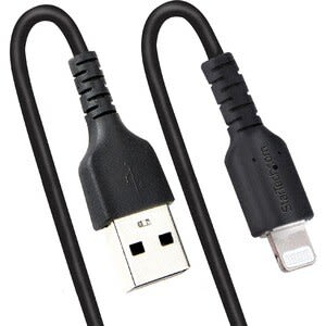 Startech.com Cable De 1m Usb A Lightning En Espiral Con Certificación Mfi Negro - Cable Lightning En Espiral De Carga Para Iphone - Cable For Dispositivo Móvil, Iphone, Ipad Air, Ipad, Ipad Mini, Airpods, Magic Keyboard, Magic Trackpad, Ratón Magic, Control Remoto Siri, Estación De Carga - 480mbit/S - Mfi - Apantallado - Níquel Conector Chapado - 22/32 Awg - Negro - Image 6