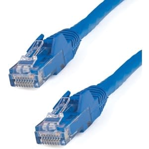 Startech.com Cable De 15m Cat6 Ethernet - Lszh - Cable De Red Rj45 Utp De 10gb 650mhz - Poe De 100w - Sin Enganche Etl - Azul - Cable For Dispositivo De Red, Tarjeta De Red, Servidor, Router, Nas, Dispositivo Voip, Dispositivo Compatible Con Poe, Workstation, Portátil, Iptv, Cámara De Seguridad - 10gbit/S - Cable De Conexión - Oro Contacto Chapado - Lszh - 24 Awg - Azul - Image 2