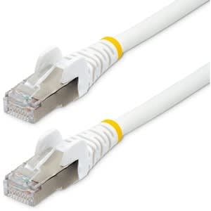 Startech.com Cable De 2.1m De Red Ethernet Cat6a - Blanco - Lszh - 10gb - 500mhz - Poe++ De 100w - Snagless Sin Pestillo - Rj-45 - S/Ftp - Cable For Dispositivo De Red - 10gbit/S - Cable De Conexión - Apantallado - Oro Contacto Chapado - Lszh - 27 Awg - Blanco - Image 4
