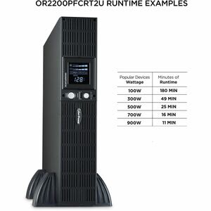 Ups De Línea Interactiva Cyberpower Intelligent Lcd Or2200pfcrt2u - 2kva/1.54kw - 2u Rack/Torre - 10hora(s) Recarga - 4.50minuto(s) Stand-By - 110 V Ac Entrada - 120 V Ac Salida - 2x Nema 5-20r, 6 X Nema 5-15r Receptacle(s) - Puerto Serial - Usb