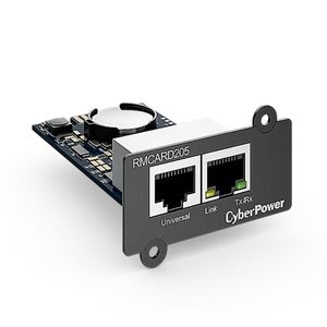CyberPower Cyberpower Network Power Management Rmcard205 Adaptador De Gestión De Alimentación Remota - 2 X Puerto(s) De Red (rj-45) - Negro