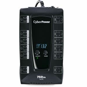 Ups De Línea Interactiva Cyberpower Intelligent Lcd Avrg750lcd - 750va/450w - Compacto - Avr - 8hora(s) Recarga - 2.50minuto(s) Stand-By - 120 V Ac Entrada - 120 V Ac Salida - 12 X Nema 5-15r Receptacle(s) - Usb - 6 X Battery/Surge Outlet