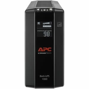 Ups De Línea Interactiva Apc By Schneider Electric Back-Ups Pro Bx1000m-Lm60 - 1kva/600w - Torre - Avr - 12hora(s) Recarga - 120 V Ac Entrada - 120 V Ac Salida - 8 X Nema 5-15r Receptacle(s) - Puerto Serial