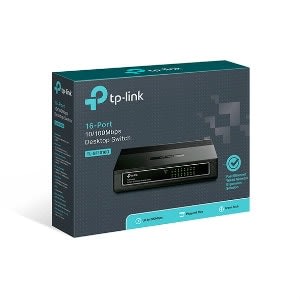 Tp-Link Switch No Administrable De 16 Puertos Fast Ethernet 10/100