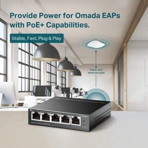 Tp-Link Switch De Escritorio Gigabit De 5 Puertos Con Poe + De 4 Puertos - Image 4