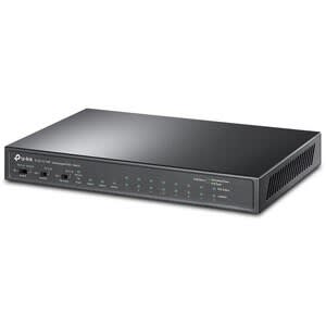 Tp-Link Tl-Sl1311mp 10 Puertos Conmutador Ethernet - 2 Capa Compatible - Modular - 1 Ranuras Sfp - 5.95w Power Consumption - 124w Rendimiento Poe - Fibra óptica, Par Trenzado - Poe Ports - De Escritorio, Montaje En Pared - Toda La Vida útil Garantía Limitada - Image 3