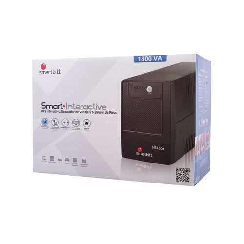 Ups Smartbitt 1800va/900w 8 Contactos Puerto Usb,rj11