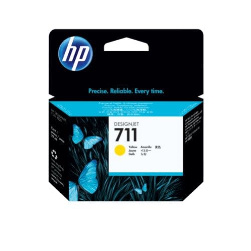 Cartucho De Tinta Designjet Hp 711 De 29 Ml Amarillo